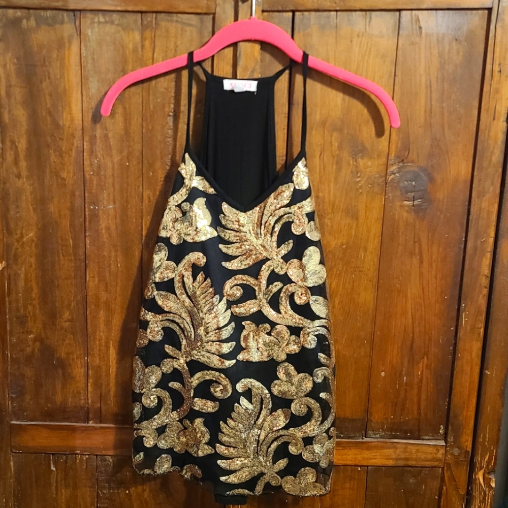 Sequin racerback